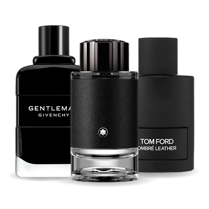 Tom Ford Ombre Leather, Givenchy Gentleman a Montblanc Explorer