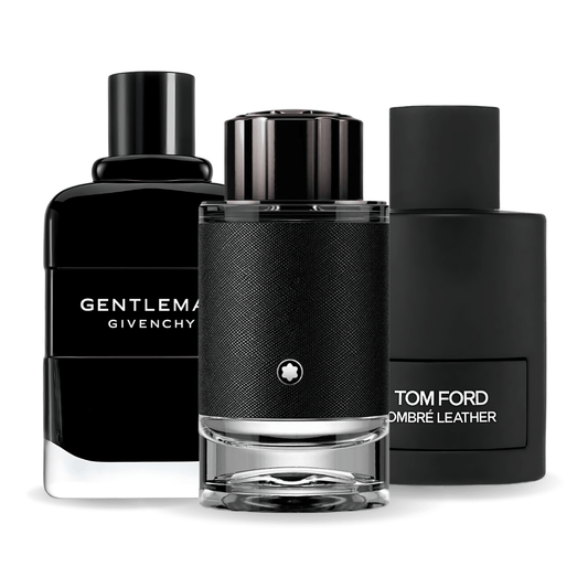 Tom Ford Ombre Leather, Givenchy Gentleman a Montblanc Explorer