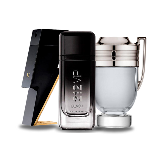 BAD BOY, 212 VIP BLACK a Paco Rabanne INVICTUS