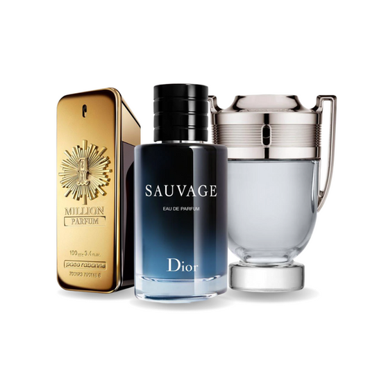 Paco Rabanne ONE MILLION, Dior SAUVAGE a Paco Rabanne INVICTUS